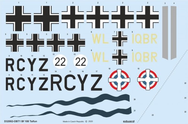 Eduard D32002 Bf 108 Taifun 1/32 EDUARD
