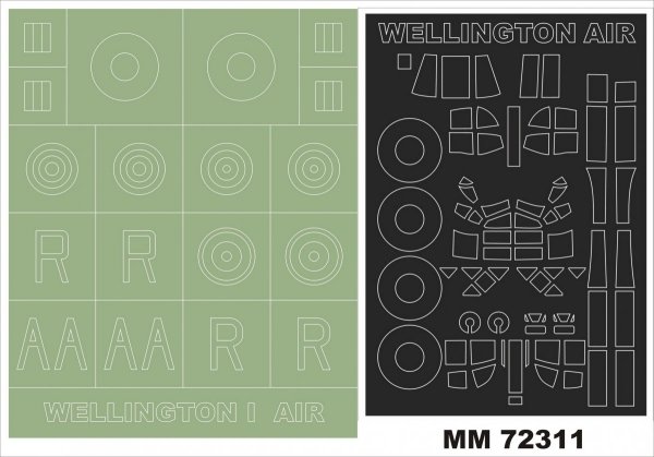 Montex MM72311 Wellington Mk.I AIRFIX A08019 1:72