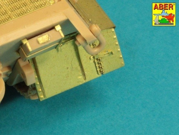 Aber 48053 Jagdtiger Sd.Kfz. 186 –przednie i tylnie błotniki / Jagdtiger Sd.Kfz. 186 –Front &amp; Rear Fenders 1/48