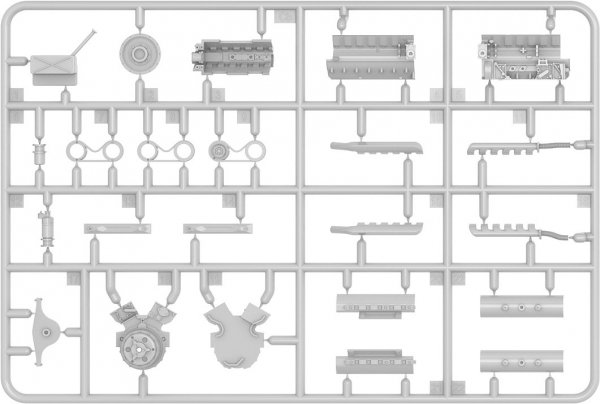 Miniart 35331 MAYBACH HL 120 ENGINE FOR PANZER III/IV FAMILY WITH REPAIR CREW 1/35