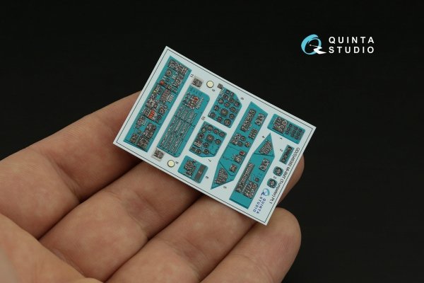 Quinta Studio QD48382 Mi-8MT 3D-Printed &amp; coloured Interior on decal paper (Trumpeter) 1/48