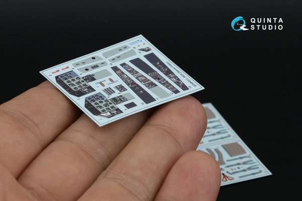 Quinta Studio QD48633 L-39ZA 3D-Printed &amp; coloured Interior on decal paper (Special Hobby) 1/48