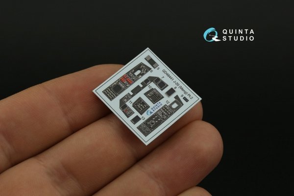 Quinta Studio QD48441 J-20 3D-Printed coloured Interior on decal paper (Meng) 1/48