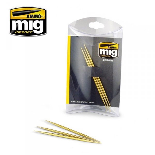 AMMO of Mig Jimenez 8026 BRASS TOOTHPICKS