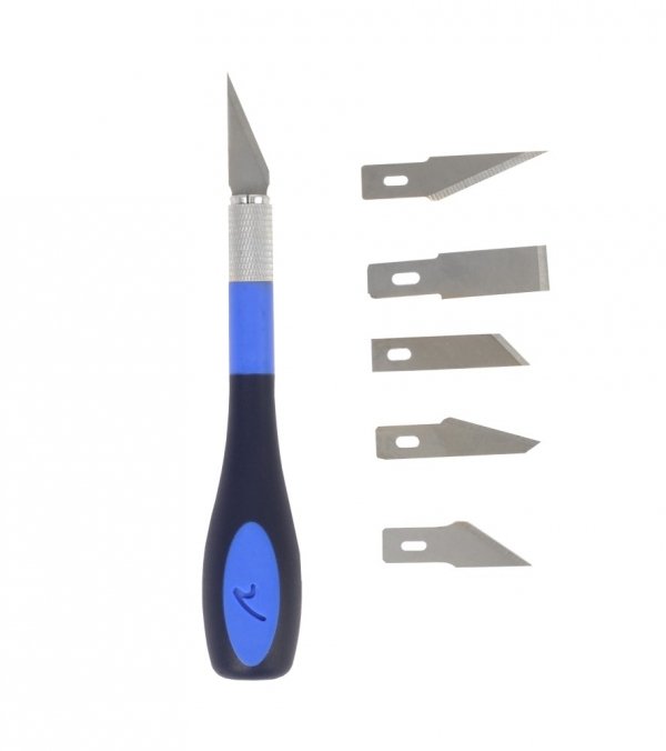 ARTESANIA LATINA 27047 Nóż z ergonomicznym uchwytem + 6 ostrzy