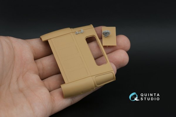 Quinta Studio QD+35160 KrAZ-260 3D-Printed &amp; coloured Interior on decal paper (Takom) (with 3D-printed resin parts) 1/35