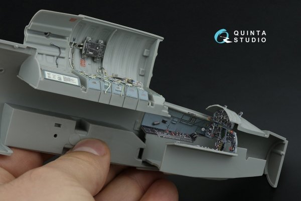 Quinta Studio QD32246 F-104A 3D-Printed &amp; coloured Interior on decal paper (Italeri) 1/32