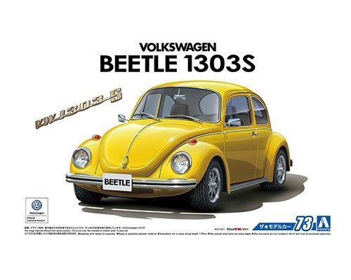 Aoshima 05552 VOLKSWAGEN 13AD Beetle 1303S '73 1/24