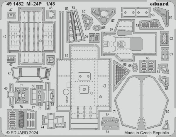 Eduard BIG49438 Mi-24P TRUMPETER 1/48
