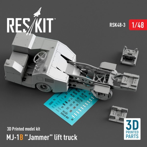 RESKIT RSK48-0003 MJ-1B "Jammer" lift truck  (3D Printed model kit) (1/48)