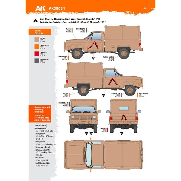 AK Interactive AK35031 M1008 TROOP CARRIER WITH TARP 1/35