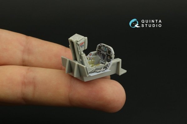 Quinta Studio QD48279 F/A-18C early 3D-Printed &amp; coloured Interior on decal paper (HobbyBoss) 1/48
