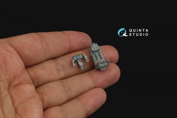 Quinta Studio QD72051 F-35A Lighting II 3D-Printed &amp; coloured Interior on decal paper (Tamiya) 1/72
