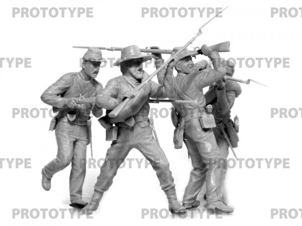 ICM 35024 American Civil War Confederate Infantry 1/35