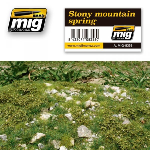 AMMO of Mig Jimenez 8358 STONY MOUNTAIN - SPRING