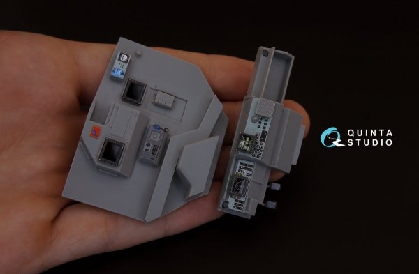 Quinta Studio QD35008 MRAP Typhoon-K 3D-Printed &amp; coloured Interior on decal paper (for Takom kit) 1/35