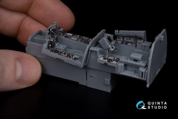 Quinta Studio QDS-48245 F-4EJ Kai 3D-Printed &amp; coloured Interior on decal paper (ZM SWS) (Small version) 1/48