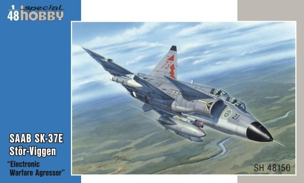Special Hobby 48150 SAAB SK-37E Stor-Viggen Electronic Warfare Agressor 1/48