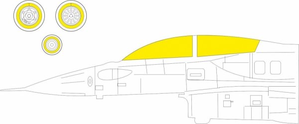 Eduard BIG49386 F-16D Block 50 Kinetic Model 1/48