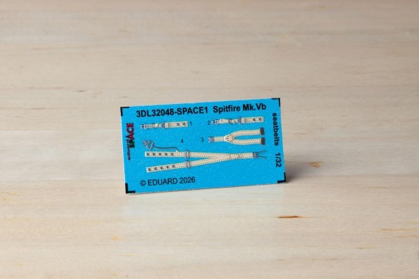 Eduard 3DL32048 Supermarine Spitfire Mk.Vb - Space Seatbelts (for Kotare Kits) 1/32