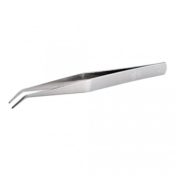 Mineshima F-5 AA Angled Tweezers 125 mm