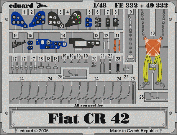 Eduard 49332 CR 42 Falco 1/48 Italeri