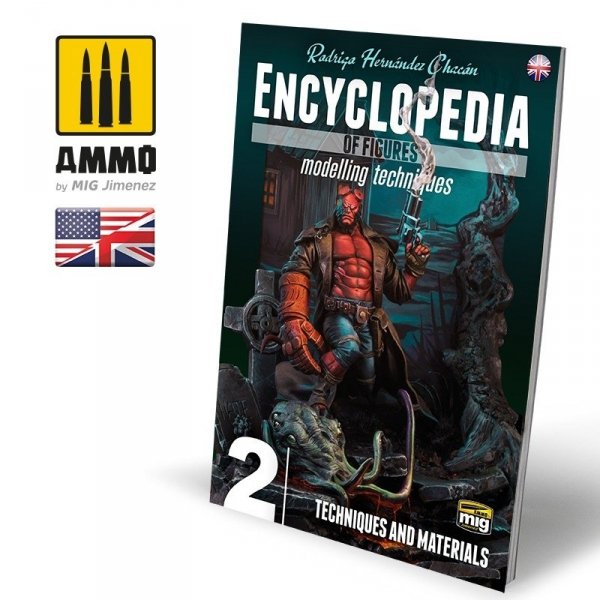 Ammo of Mig Jimenez 6222 ENCYCLOPEDIA OF FIGURES MODELLING TECHNIQUES VOL. 2 - TECHNIQUES &amp; MATERIALS (English)
