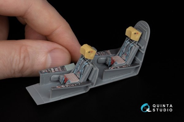 Quinta Studio QD48633 L-39ZA 3D-Printed &amp; coloured Interior on decal paper (Special Hobby) 1/48