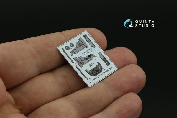 Quinta Studio QD72056 Yak-9D 3D-Printed &amp; coloured Interior on decal paper (Zvezda) 1/72