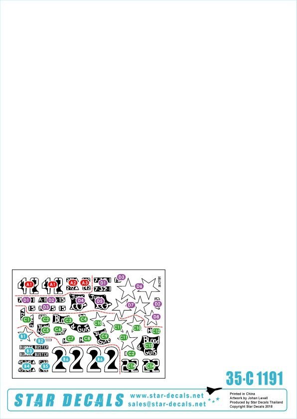 Star Decals 35-C1191 M4A3E8 Sherman 3 Korean War 1950-53 1/35