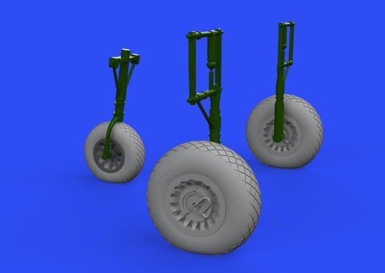 Eduard 632159 A-26 Invader wheels 1/32 HOBBY BOSS