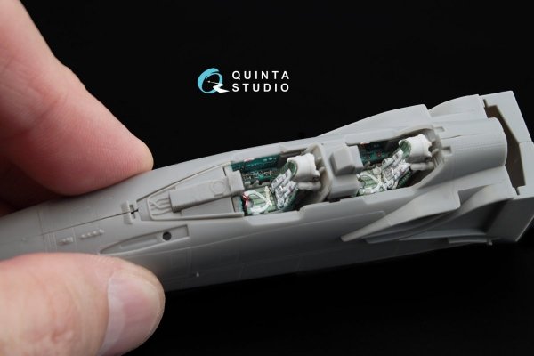 Quinta Studio QD72016 MiG-31BM 3D-Printed &amp; coloured Interior on decal paper (for Trumpeter kit) 1/72