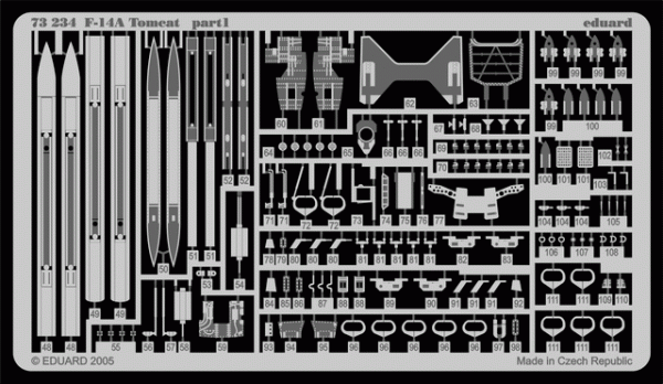 Eduard 73234 F-14A 1/72 HASEGAWA