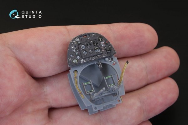 Quinta Studio QD32020 Spitfire Mk.XVI 3D-Printed &amp; coloured Interior on decal paper (for Tamiya kit) 1/32