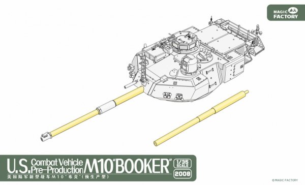 Magic Factory 2008 U.S. Combat Vehicle M10 “Booker” 1/35