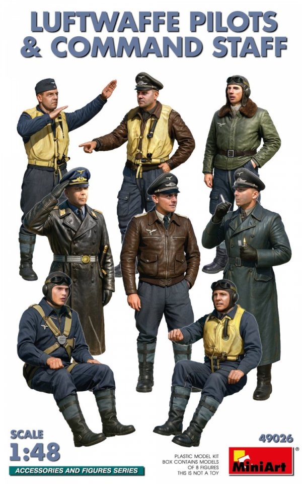Mini Art 49026 Luftwaffe Pilots and Command Staff 1/48