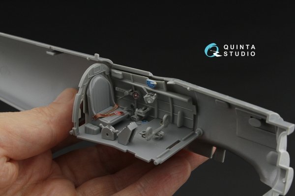 Quinta Studio QD32266 Nakajima Ki-84 Hayate 3D-Printed &amp; coloured Interior on decal paper (Hasegawa) 1/32