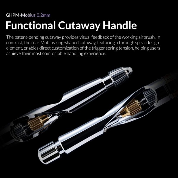 Gaahleri 40850 Premium Series GHPM-Mobius 0,2 mm Airbrush