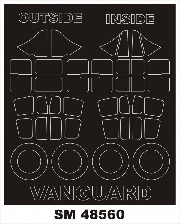 Montex SM48560 VANGUARD for DORA WINGS 1/48