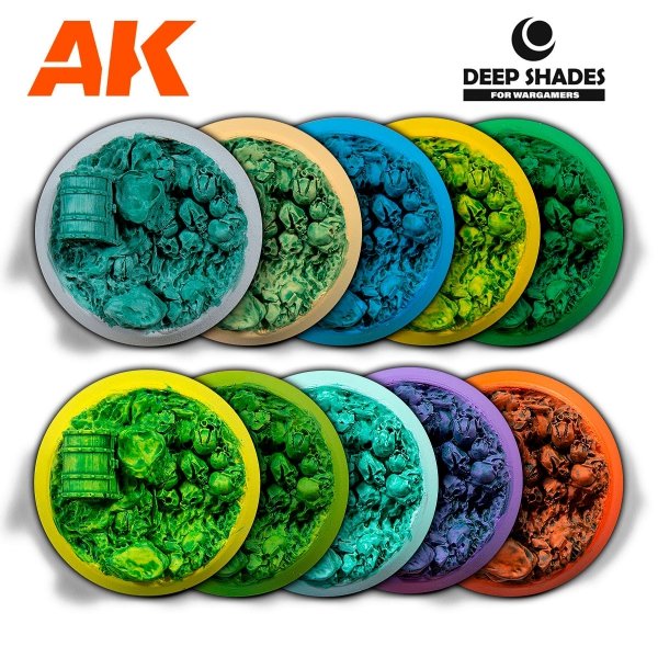 AK Interactive AK13007 GREENDARK – DEEP SHADES 30ML