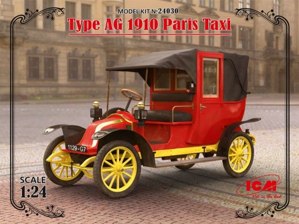 ICM 24030 Type AG 1910 Paris Taxi 1/24