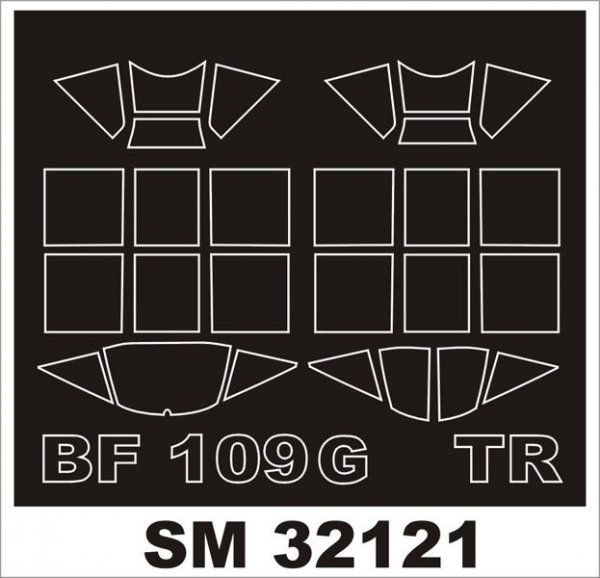 Montex SM32121 Bf-109G6 (EARLY) TRUMPETER