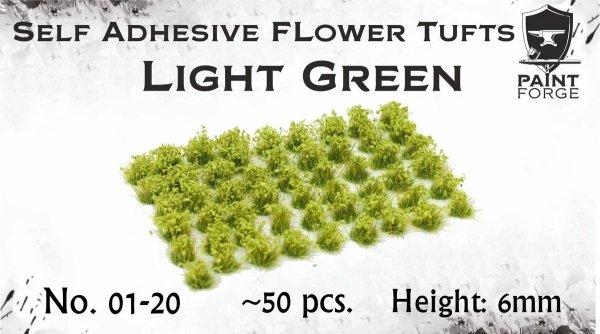 Paint Forge PFFL2601  Light Green Flowers 6mm