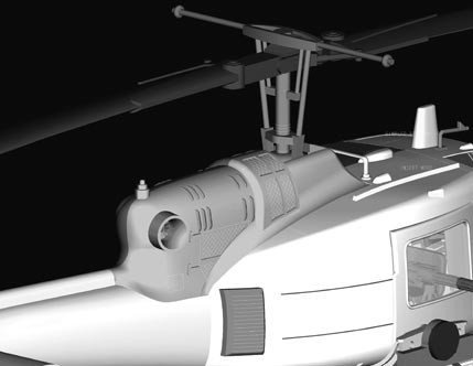 Hobby Boss 87230 UH-1F Huey (1:72)