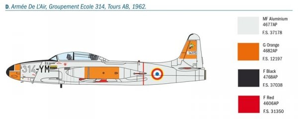 Italeri 1444 T-33A SHOOTING STAR 1/72