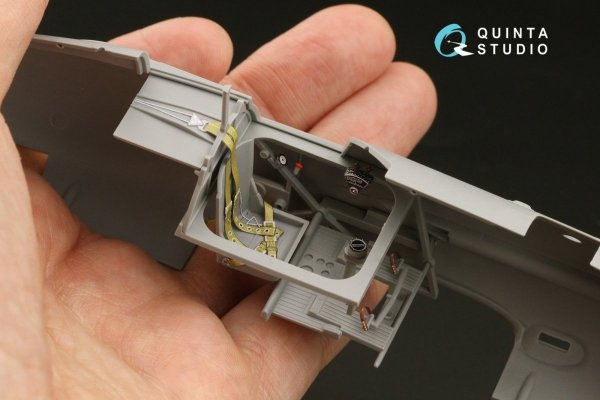 Quinta Studio QD32135 Gloster Gladiator Mk II 3D-Printed &amp; coloured Interior on decal paper (ICM) 1/32