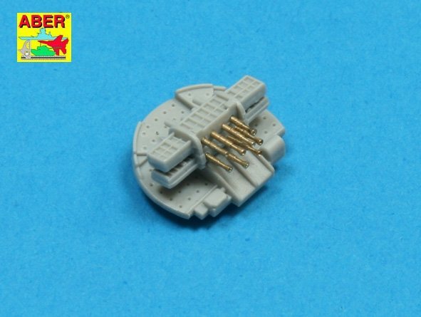 Aber 350L-22 Set of 20 pcs QF 2-pdr 40 mm Mk.VIII Pom Pom barrels for Royal Navy ships (1:350)