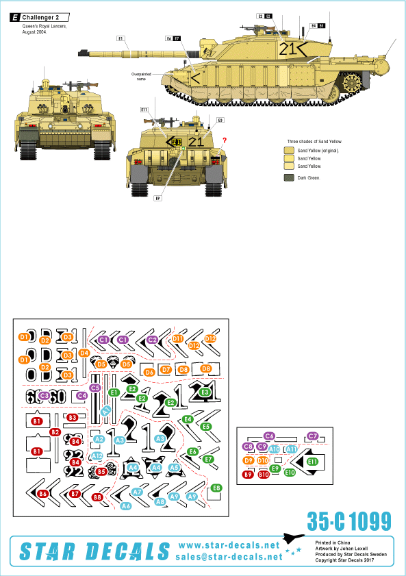 Star Decals 35-C1099 Op. Telic 4 1/35