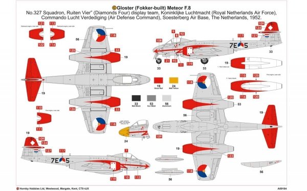 Airfix 09184 Gloster Meteor F8 Korean War 1/48