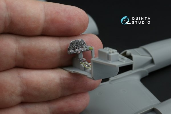 Quinta Studio QD48643 P-38J Lightning 3D-Printed &amp; coloured Interior on decal paper ( Hasegawa ) 1/48